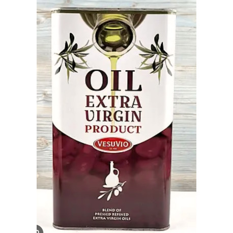 Оливкова олія VesuVio Oil Extra Virgin Product ж/б 5л