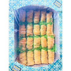 ПАХЛАВА 500г З ВОЛОСЬКИМ ГОРІХОМ ТА ФІСТАШКАМИ
