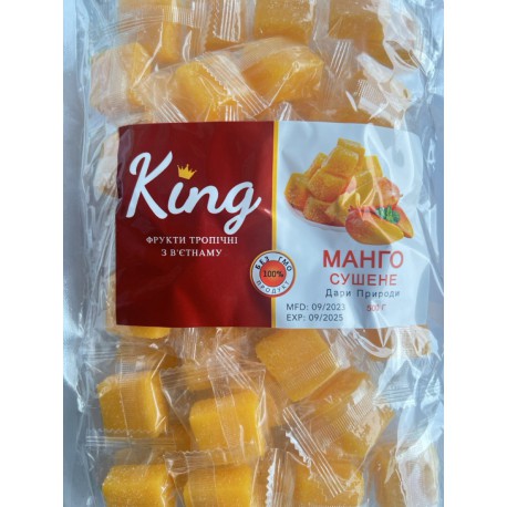 МАНГО СУШЕНЕ КУБИКИ King 0.5 кг
